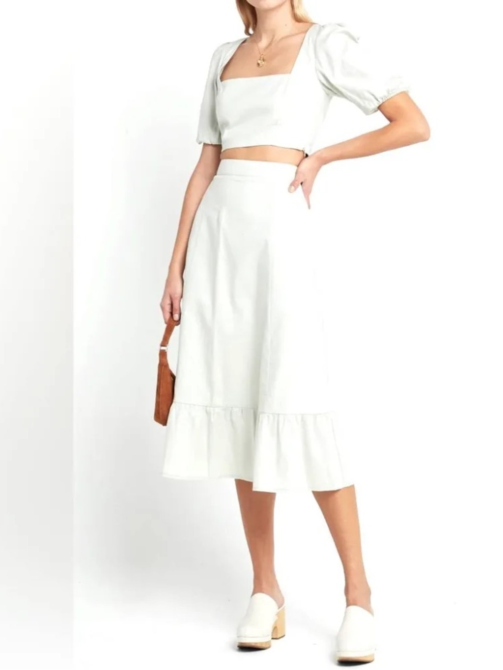 NWT O.P.T Sana Two Piece Skirt Set